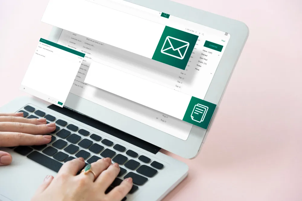 Proteção da conta com segurança no Gmail usando inteligência artificial para imagens para evitar dados expostos e golpes online.